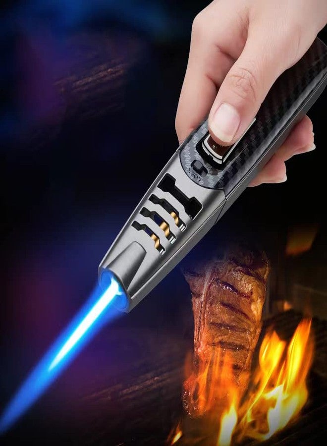 Ostin ولاعة أوستين الزنك المقاومة للرياح، ولاعة لهب نفاث قابل للتعديل، مثالية للشموع والتخييم والشواء والمطبخ - ولاعة توربينية - ولاعة قابلة لإعادة التعبئة - غير مرفقة - Image 1